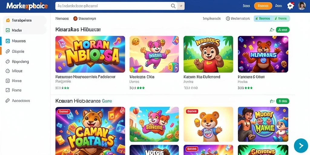 Tampilan awal aplikasi dengan antarmuka yang menarik.