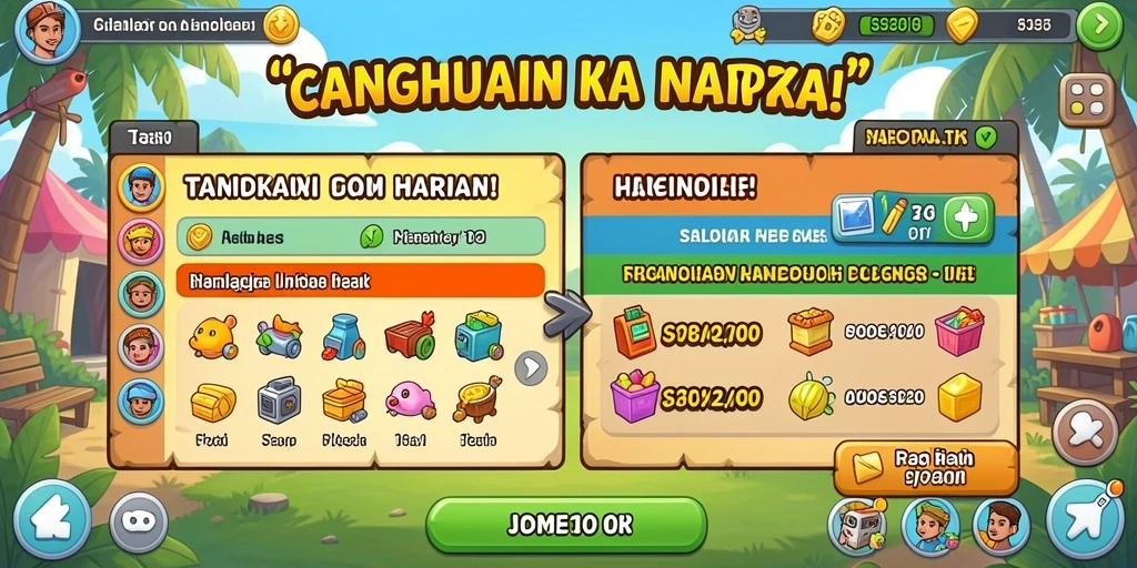 Tampilan beranda aplikasi MIMINBET yang menarik.