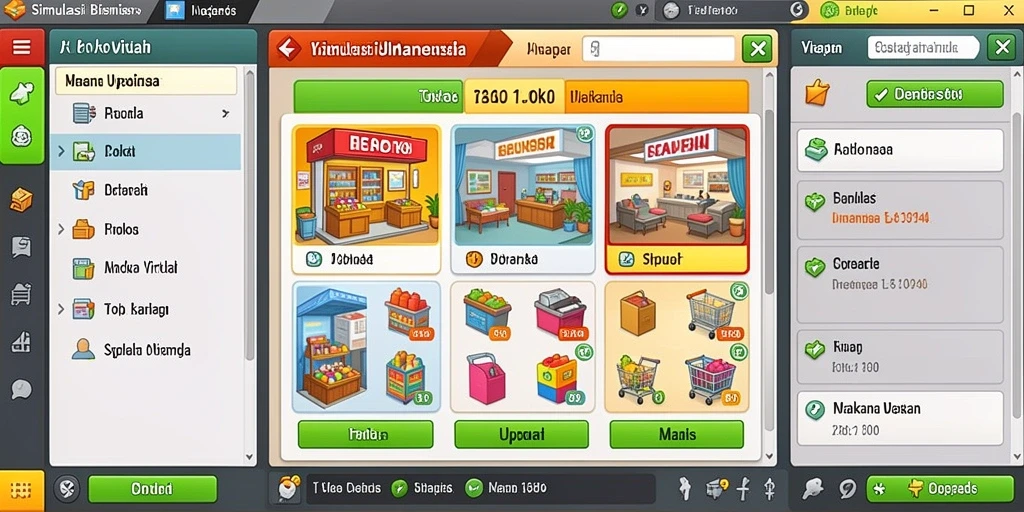 Tampilan antarmuka yang sederhana dan intuitif.