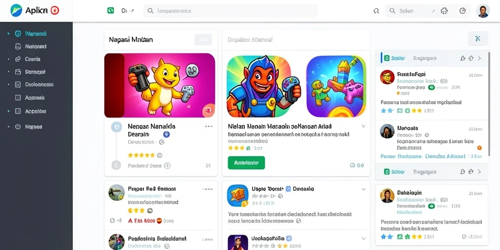 Tampilan menu awal yang menarik dan user-friendly.