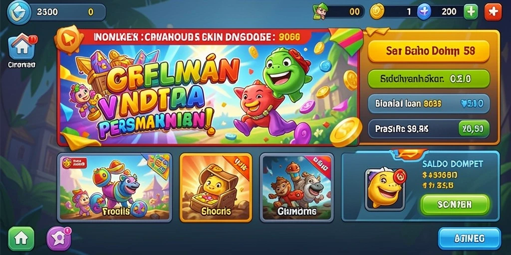 Tangkapan layar menampilkan aksi seru karakter melawan virus.